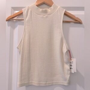 Open Edit Sleeveless Ribbed Top